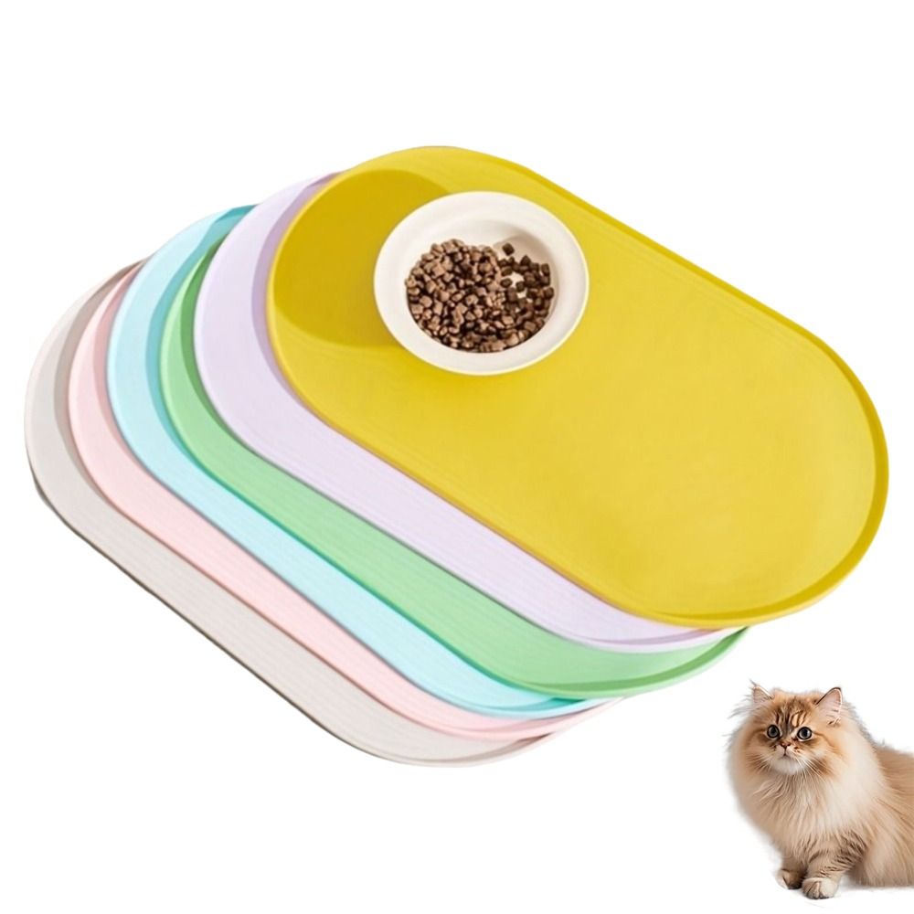 Pet Supplies Dog Food - Tapete de Silicone Durável para Alimentos