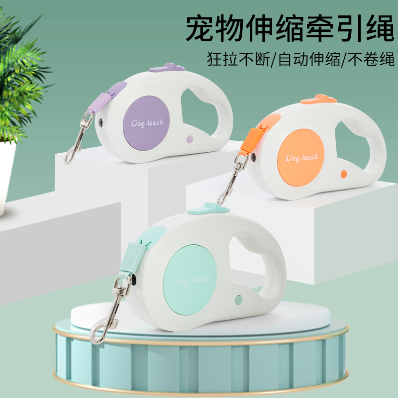 Retractable Dog Leash - Coleira Retrátil para Cães Grandes -