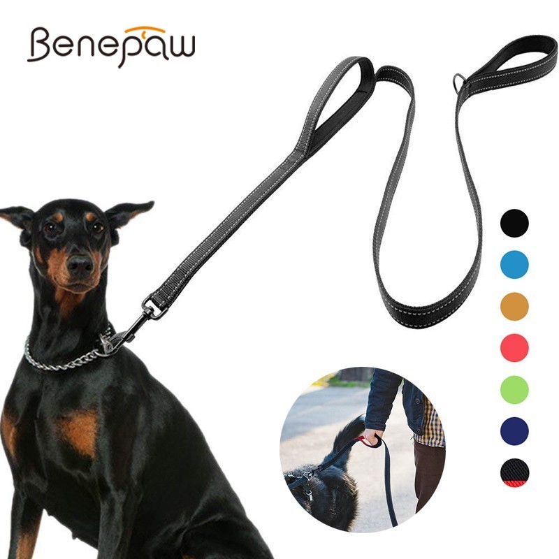 Retractable Dog Leash - Benepaw coleira de cachorro acolchoada reflexiva,