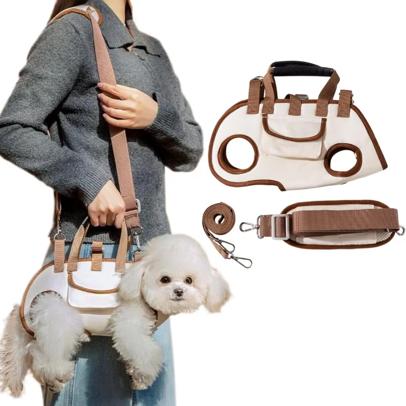 Pet Supplies Dog Food - Mochila Canguru Ergonômica para Cães Pequenos
