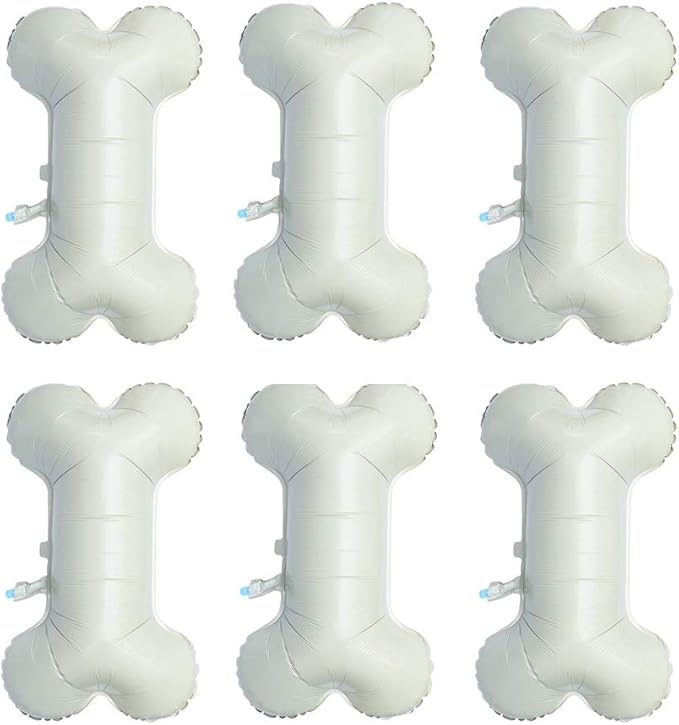 Pet Supplies Nz - 6pcs Balões de Forma de Osso