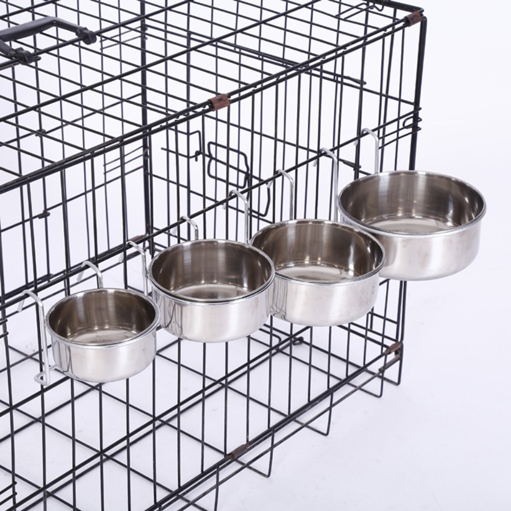 Pet Supplies Dog Food - Aço inoxidável pendurado Pet Feeding Tools,