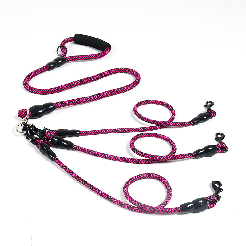 Trela de nylon com três cabeça - Retractable Dog Leash avaliação e preço