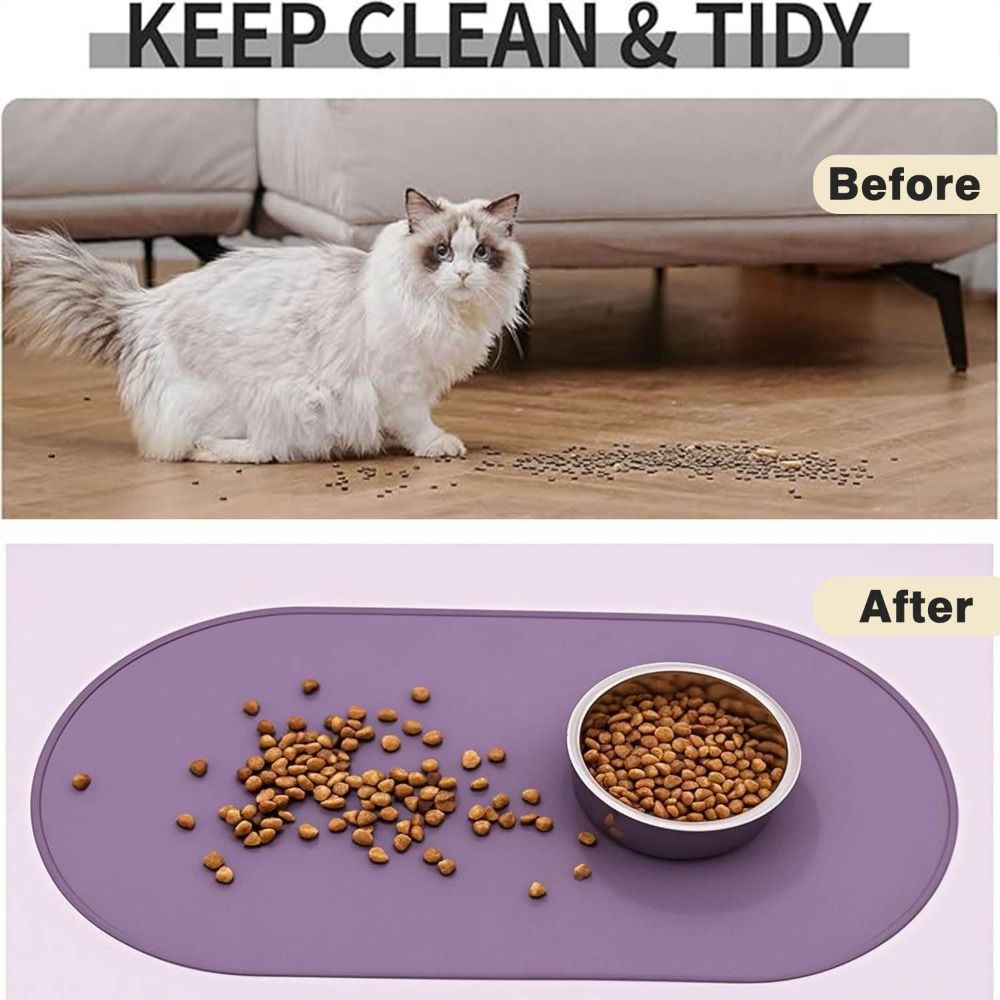 Tapete de Silicone Durável par - Pet Supplies Dog Food avaliação e preço