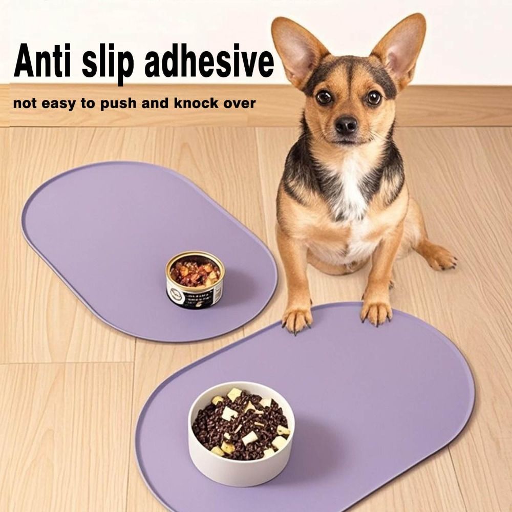 Tapete de Silicone Durável par - Pet Supplies Dog Food avaliação e preço