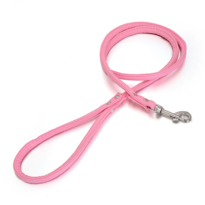 Coleira longa e lisa de couro  - Retractable Dog Leash avaliação e preço