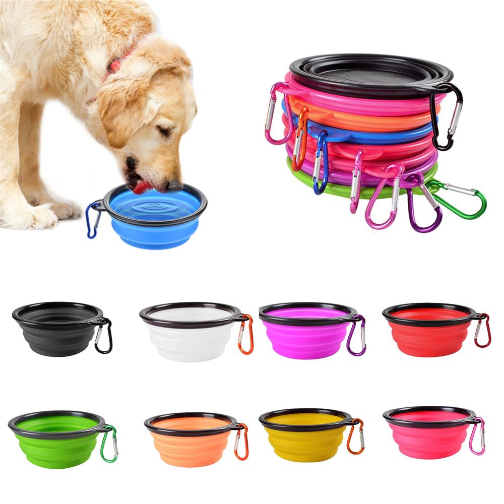 Tigela Dobrável de Silicone pa - Pet Supplies Dog Food avaliação e preço