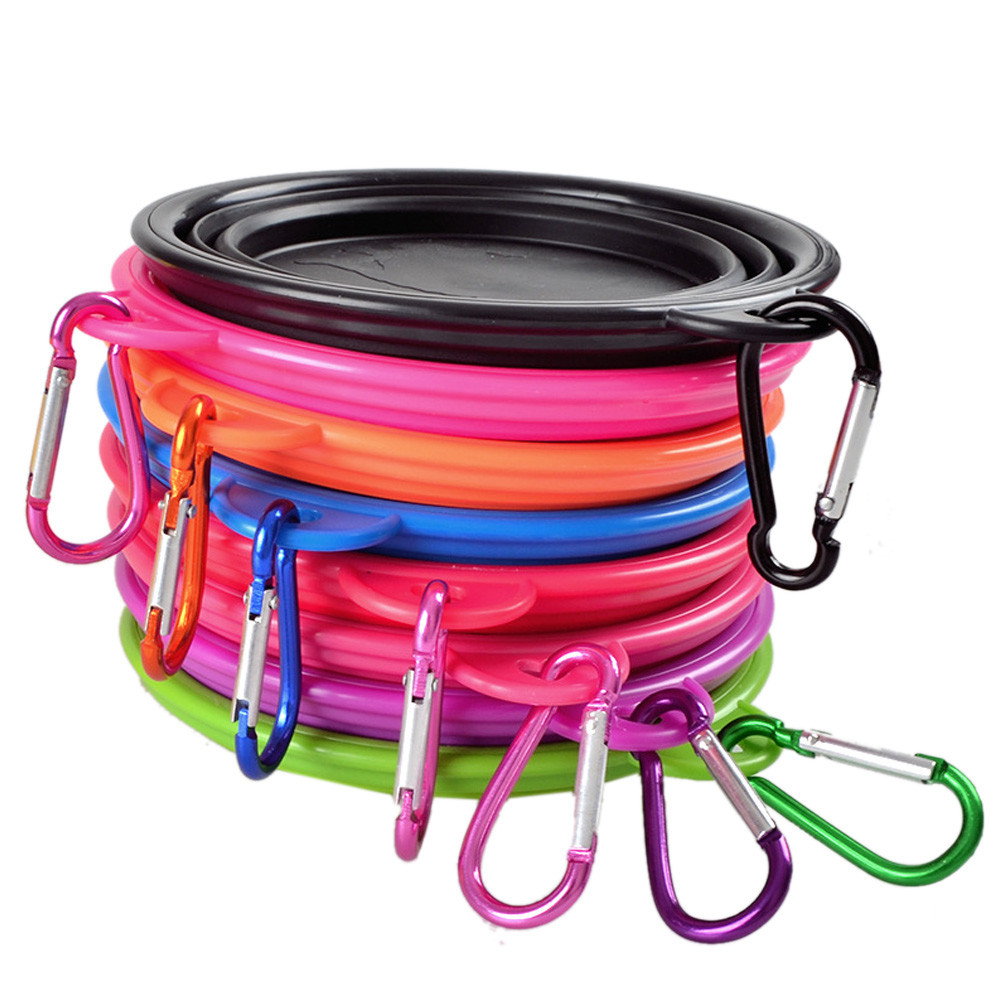 Tigela Dobrável de Silicone pa - Pet Supplies Dog Food avaliação e preço