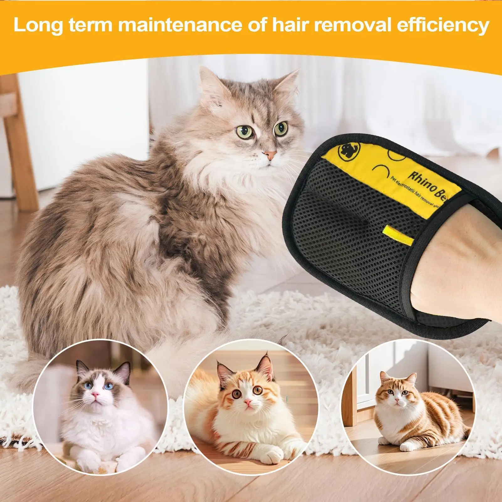 Luvas de limpeza para gatos, 2 - Pet Hair Remover Brush avaliação e preço