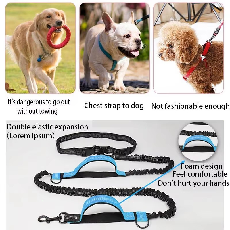 Coleira Dupla Elástica Refleti - Retractable Dog Leash avaliação e preço