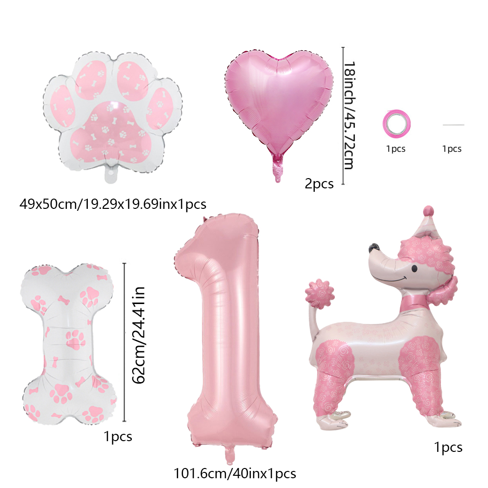 Conjunto de balões rosa para c - Pet Supplies Outlet avaliação e preço