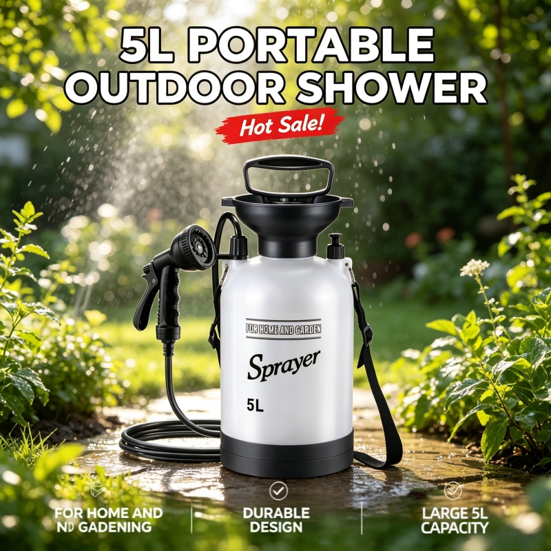 Chuveiro Portátil de Camping 5 - Pet Supplies Outlet avaliação e preço